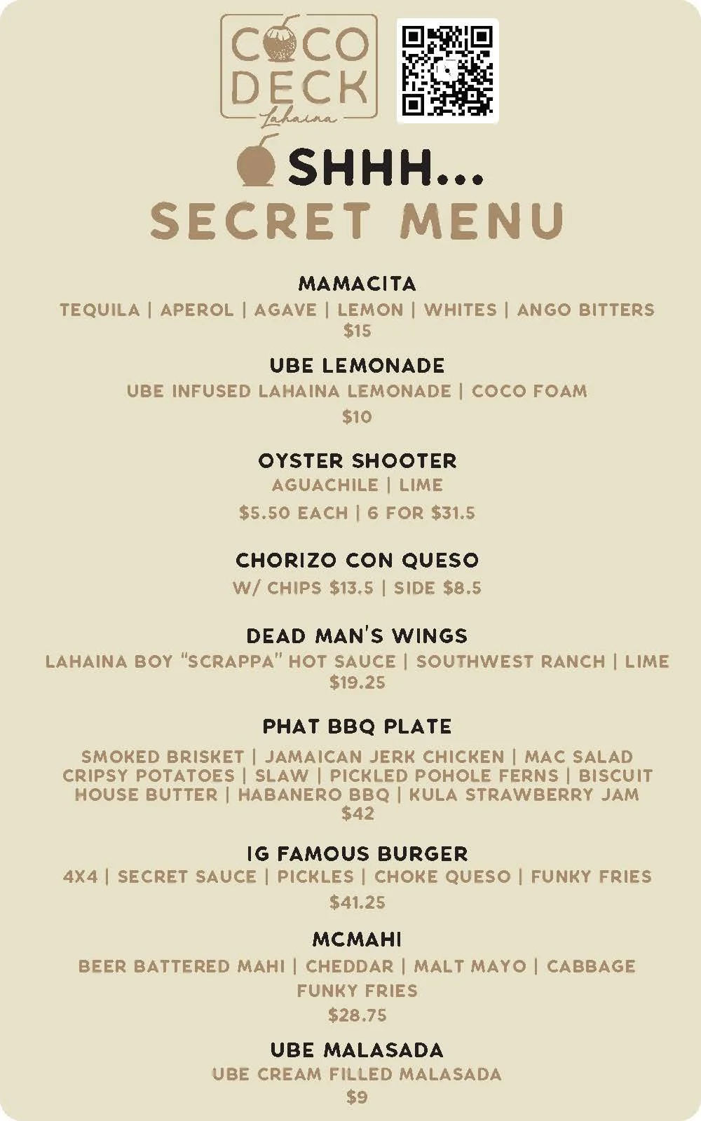 Coco Deck Lahaina | Kitchen + Bar